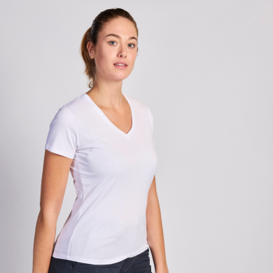 T-shirt col V femme ambulancier | Sanipod