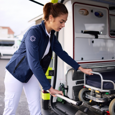 Softshell femme unie ambulancier | Sanipod