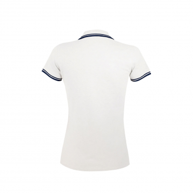 Polo liseré maille piquée - femme | Sanipod