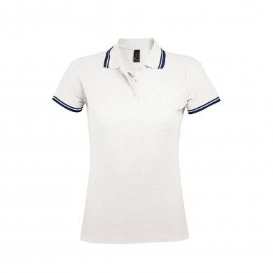 Polo liseré maille piquée - femme | Sanipod