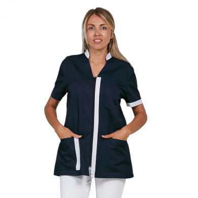 Blouse médicale avec zip pour femme professionnel de santé | Sanipod