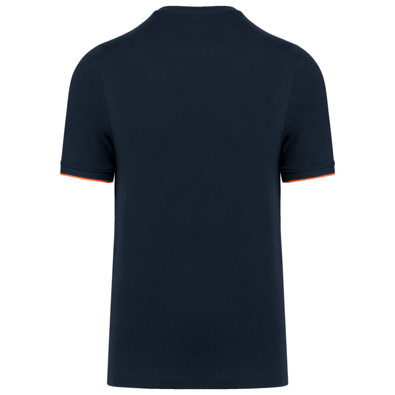 Tee shirt liserés jaunes ambulancier | Sanipod