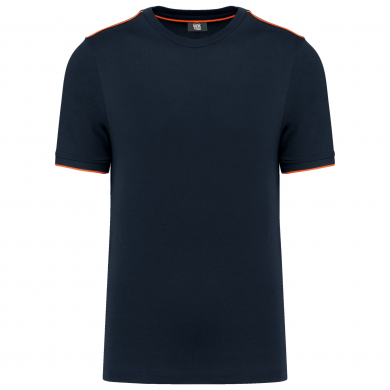 Tee shirt liserés jaunes ambulancier | Sanipod