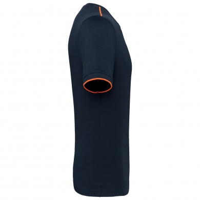 Tee shirt liserés jaunes ambulancier | Sanipod