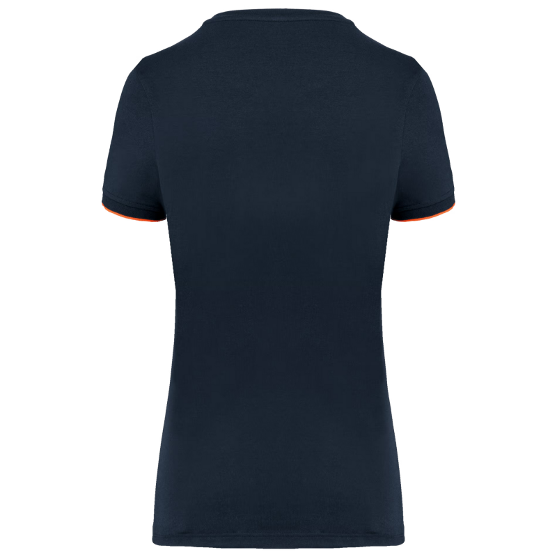 T-shirt liserés contrastés ambulancier femme | Sanipod