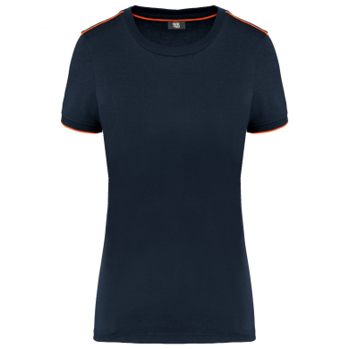 T-shirt liserés contrastés ambulancier femme | Sanipod