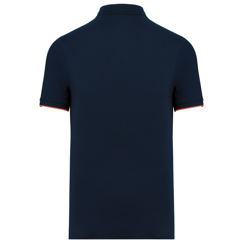 Polo contrasté ambulancier homme | Sanipod