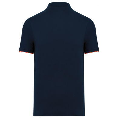 Polo contrasté ambulancier homme | Sanipod