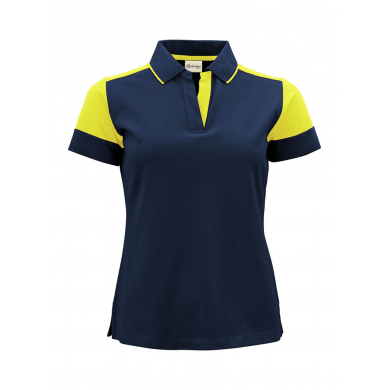 Polo femme prime bi-colore ECO-RESPONSABLE | Sanipod