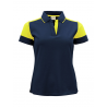 Polo femme prime bi-colore ECO-RESPONSABLE | Sanipod