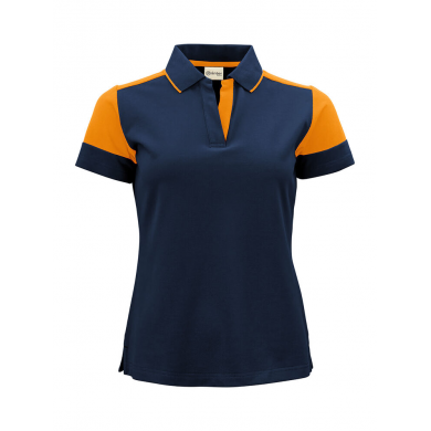 Polo femme prime bi-colore ECO-RESPONSABLE | Sanipod