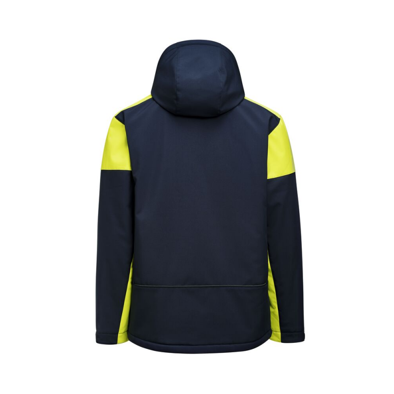 Softshell doublée homme prime bicolore ECO-RESPONSABLE | Sanipod