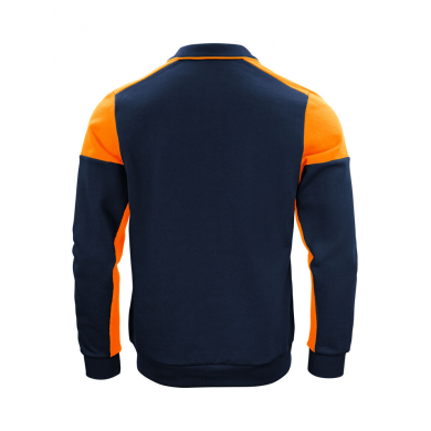 Sweat col polo prime bi-colore ECO-RESPONSABLE| Sanipod
