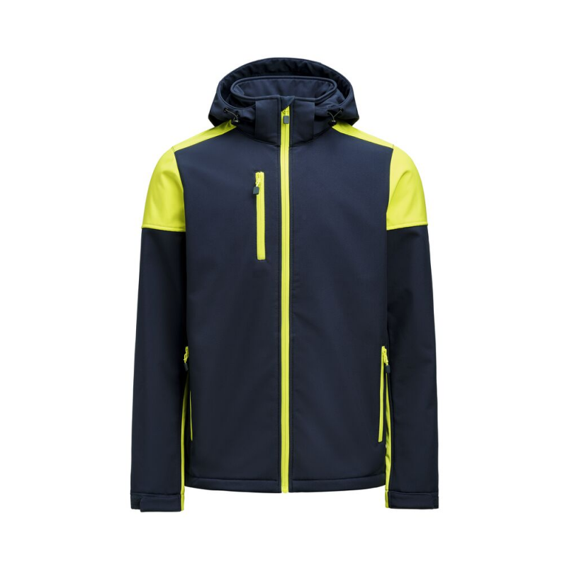 Softshell homme prime bicolore ECO-RESPONSABLE | Sanipod