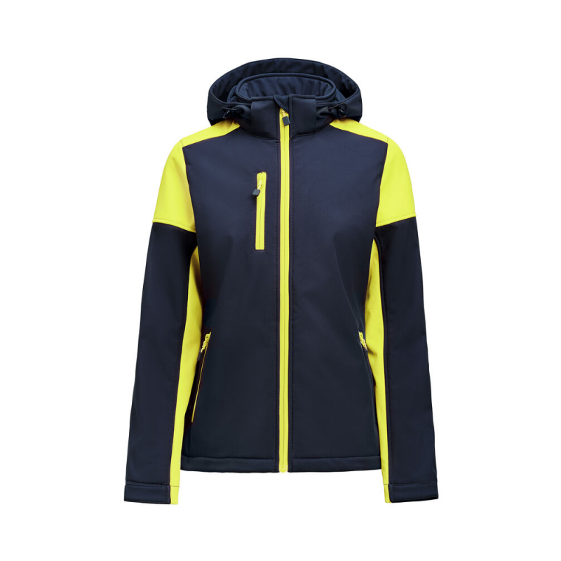 Softshell femme prime bicolore ECO-RESPONSABLE | Sanipod
