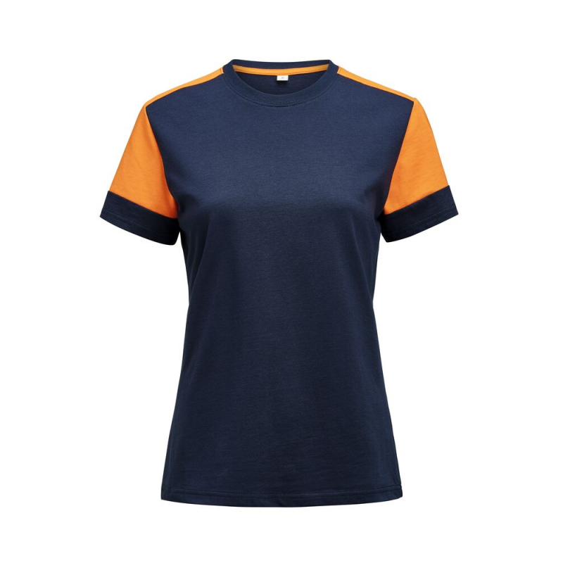 T-shirt femme prime bi-colore ECO-RESPONSABLE | Sanipod