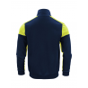 Veste sweat homme prime bicolore ECO-RESPONSABLE | Sanipod